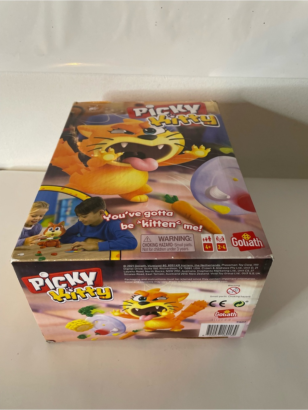 Goliath Picky Kitty Kids Game - Bright Orange Cat